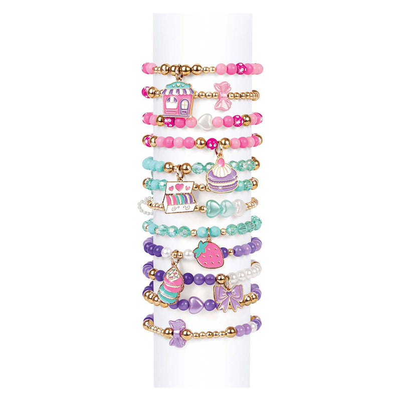 Afbeelding laden in galerijviewer, Make it real - macarons armbandenstudio - maak 12 unieke armbanden
