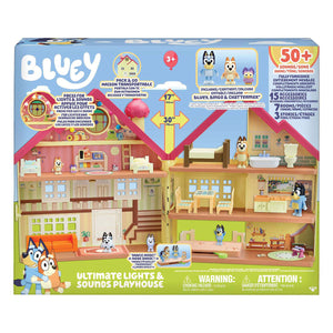 Moose toys bluey ultieme speelhuis met licht en geluid