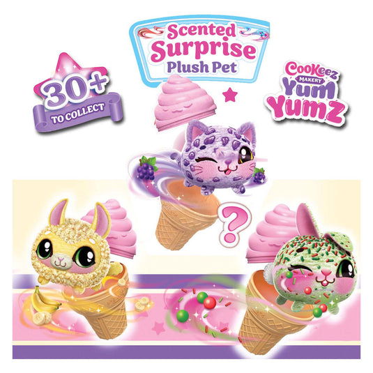 Spectron cookeez makery yum yumz surprise knuffel, 2-pack