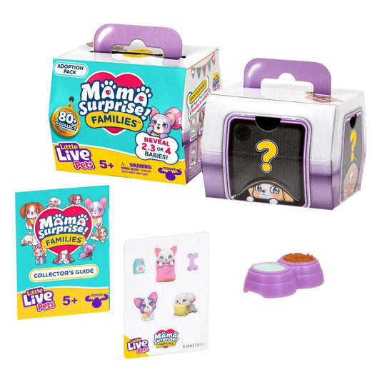 Moose toys little live pets mama suprise families puppy adoptieset