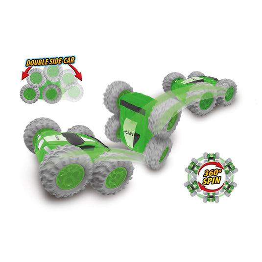 Gear2play rc stuntracer groen 1:18 - rc auto - bestuurbare auto