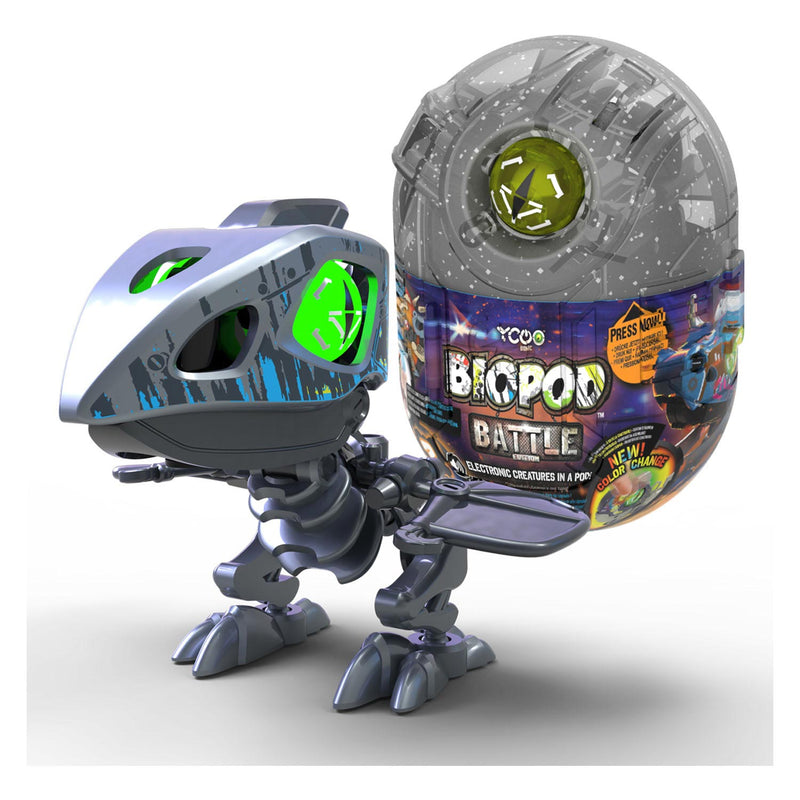 ギャラリービューアに画像をロードする, Silverlit biopod battle single - bouw je eigen dino - oplichtende ogen - met geluid
