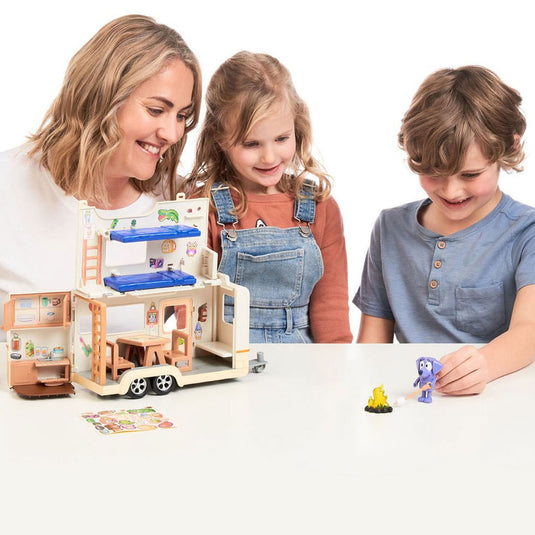 Moose toys bluey kampeeravonturen speelset