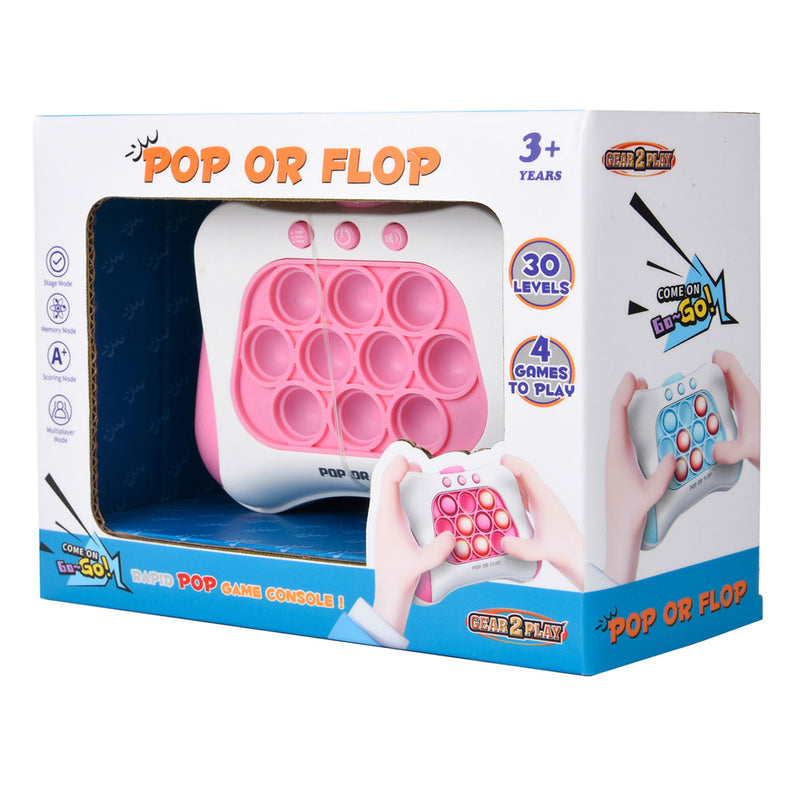Afbeelding laden in galerijviewer, Gear2play pop or flop gameconsole roze - spel
