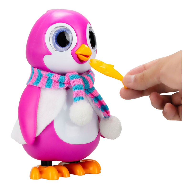 Load image into Gallery viewer, Silverlit Rescue Interactieve Penguin Roze

