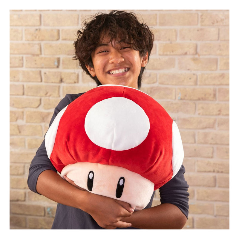 Load image into Gallery viewer, Tomy mocchi mocchi mega super mario mushroom pluchen knuffel
