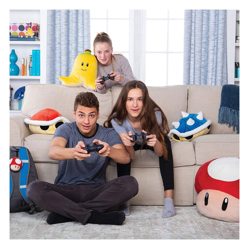 Load image into Gallery viewer, Tomy mocchi mocchi mega super mario mushroom pluchen knuffel
