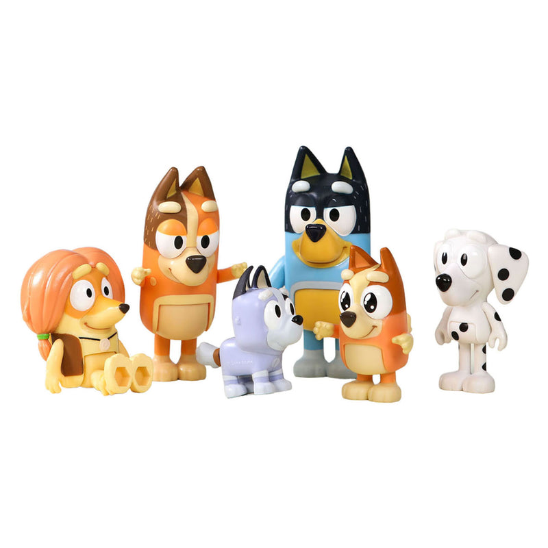 Load image into Gallery viewer, Spectron bluey speelfiguren familie vrienden, 8st.
