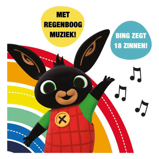 Spectron pratende rainbow bing knuffel