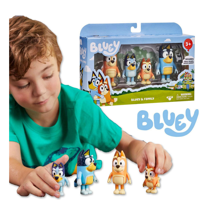 Afbeelding laden in galerijviewer, Moose toys bluey familie speelfiguren, 4st.
