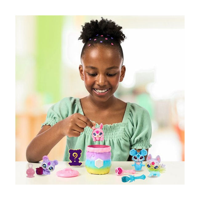 Load image into Gallery viewer, Moose Toys Mixies Mixlings Verzamelketels Magische Regenboog, 5-Pack
