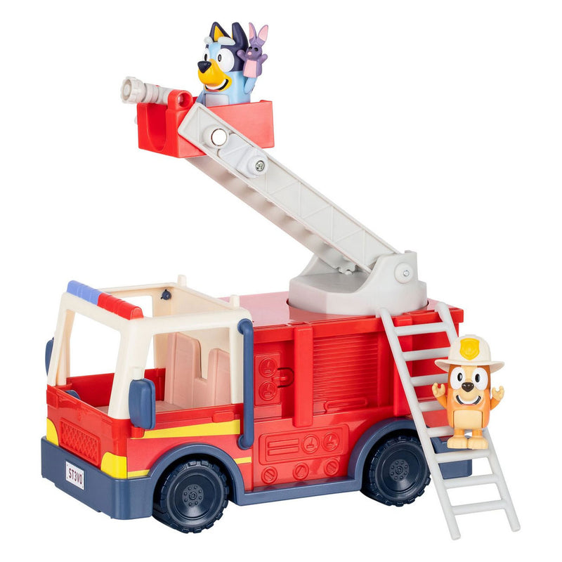 Load image into Gallery viewer, Moose toys bluey's brandweerwagen met 2 speelfiguren
