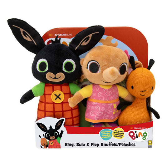 Spectron bing, sula flop knuffels, set van 3