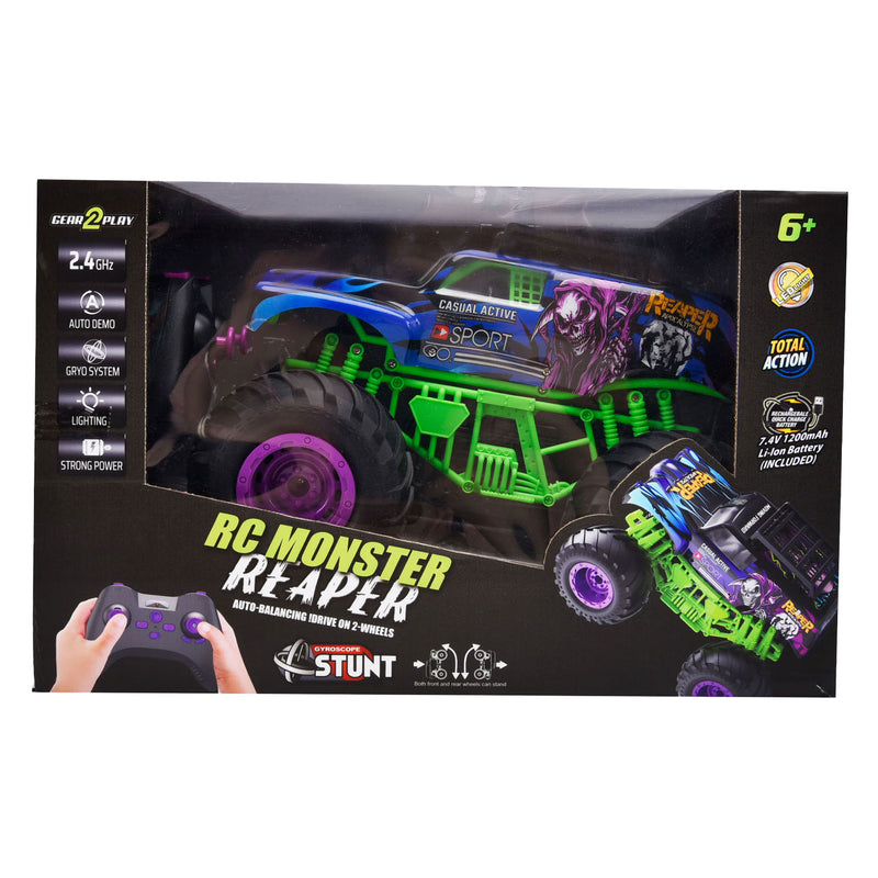 Load image into Gallery viewer, Gear2play rc bestuurbare auto monster truck reaper apocalypse
