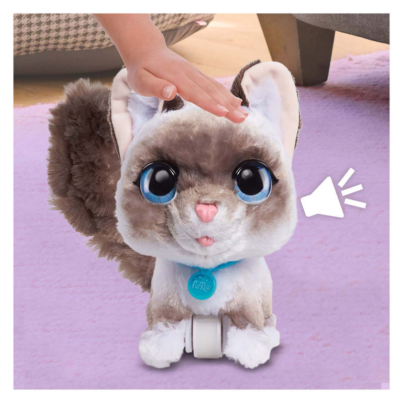 Afbeelding laden in galerijviewer, Just play furreal wagalots kitty kat - interactieve pluchen knuffel
