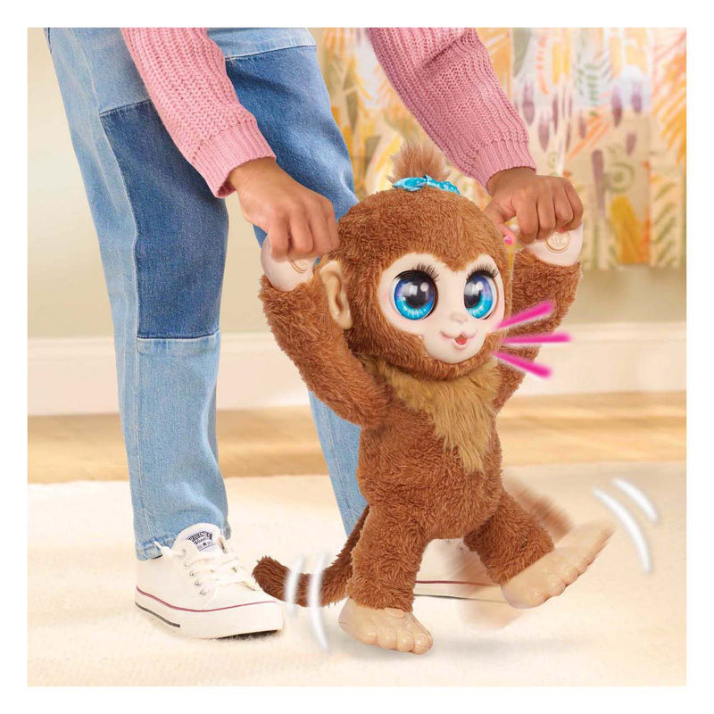 Afbeelding laden in galerijviewer, Just play furreal peanut the playful monkey - interactieve pluchen knuffelaap
