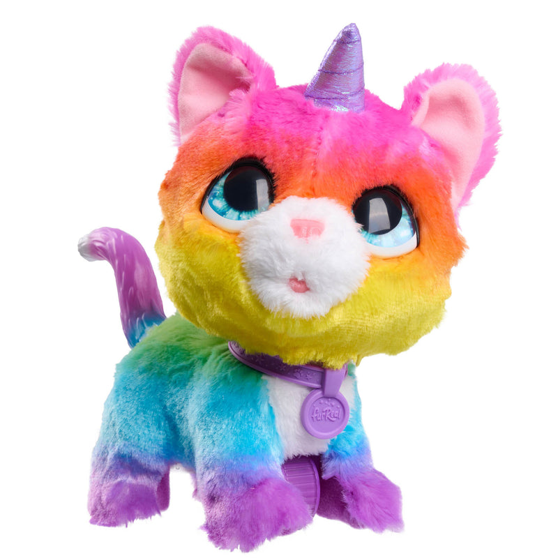 Afbeelding laden in galerijviewer, Just play furreal walkalots big wags unicorn kat - interactieve pluchen knuffel
