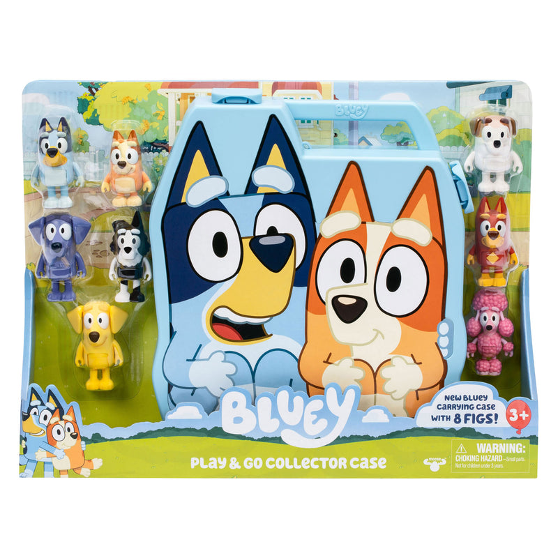 Afbeelding laden in galerijviewer, Moose toys bluey play go koffer met 8 speelfiguren
