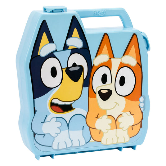 Spectron bluey play go koffer met 8 speelfiguren