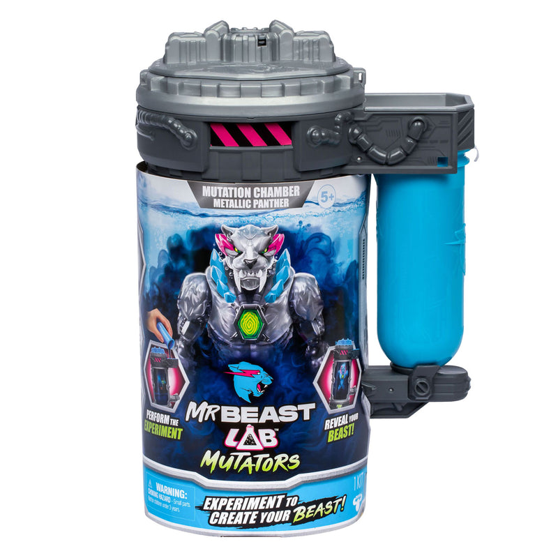 Load image into Gallery viewer, MrBeast Lab Mutator Metallic Panther Actiefiguur

