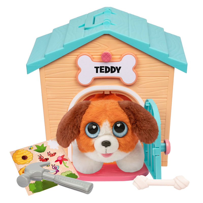 Load image into Gallery viewer, Moose toys verrassingspuppy knuffel in hondenhok
