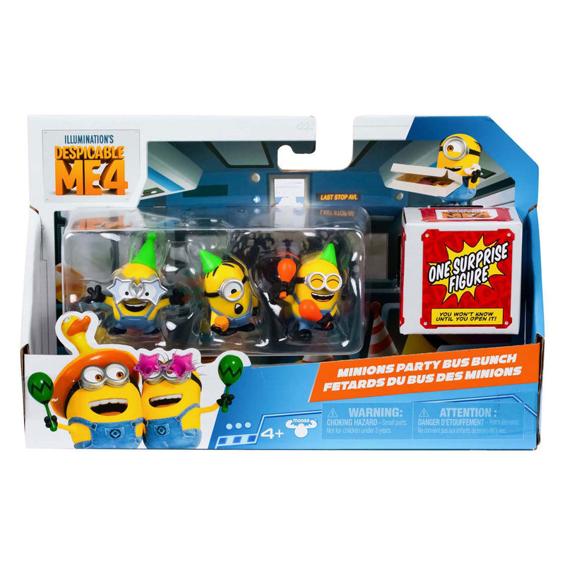 Load image into Gallery viewer, Moose toys despicable me 4 - avl squad speelfiguren 4-pack
