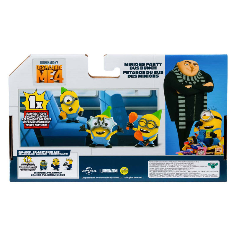 Load image into Gallery viewer, Moose toys despicable me 4 - avl squad speelfiguren 4-pack
