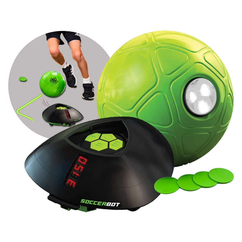 Afbeelding laden in galerijviewer, Gear2play soccer bot - indoor voetbaltrainer behendigheidsspel - versla de interactieve bot
