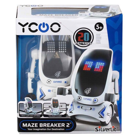 Silverlit robot maze breaker 2 - speelgoedrobot - led gezicht - opnamefunctie