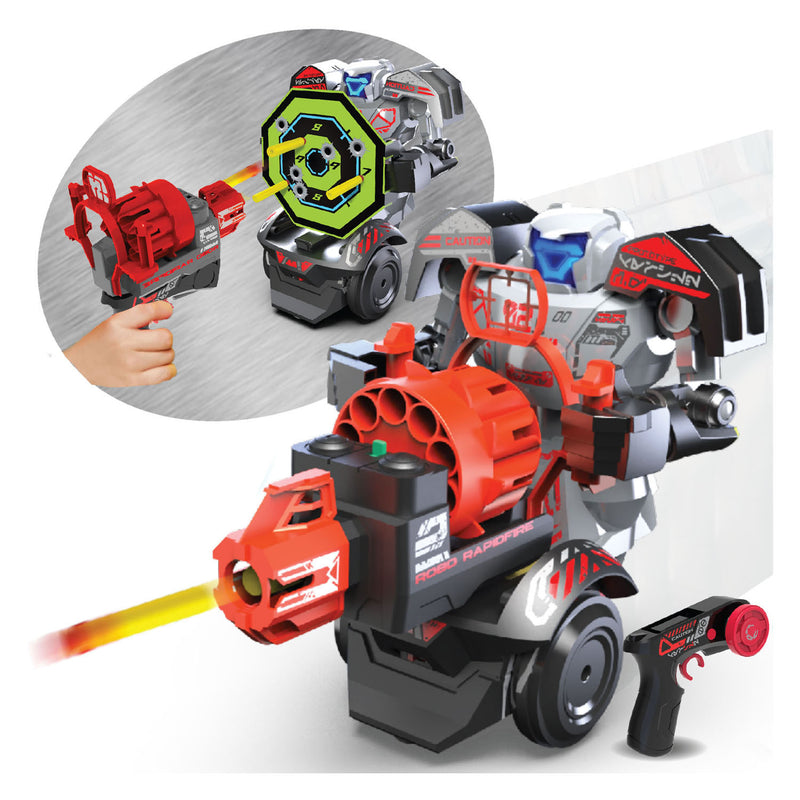 Afbeelding laden in galerijviewer, Silverlit robo rapidfire schietende robot

