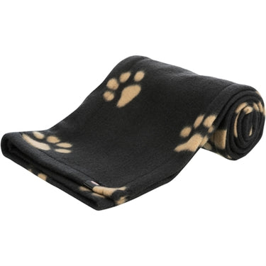 Trixie beany fleece hondendeken zwart
