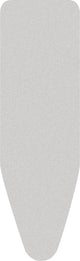 Brabantia strijkplankhoes c - 124 x 45 cm - complete set - metallic