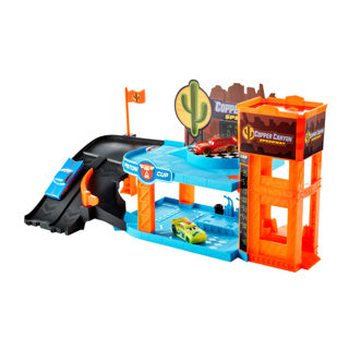 Load image into Gallery viewer, Disney cars garage glow racers met 3 auto&#39;s
