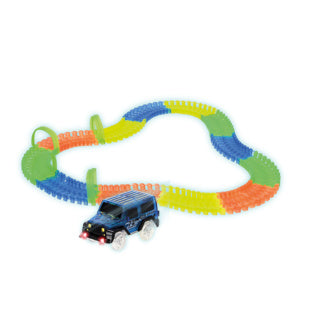 Load image into Gallery viewer, Racebaan glow track 120 delig 3,5 meter | 2 stuks
