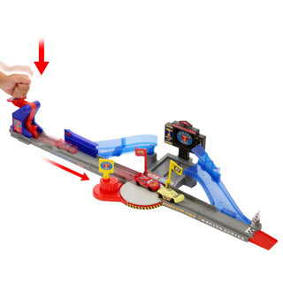 Chargez l'image dans la visionneuse de la galerie, Disney pixar cars disney en pixar cars piston cup stuntbaan speelset - met bliksem mcqueen speelgoedauto
