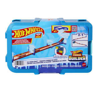 Mattel hot wheels track builder ijzige crashset