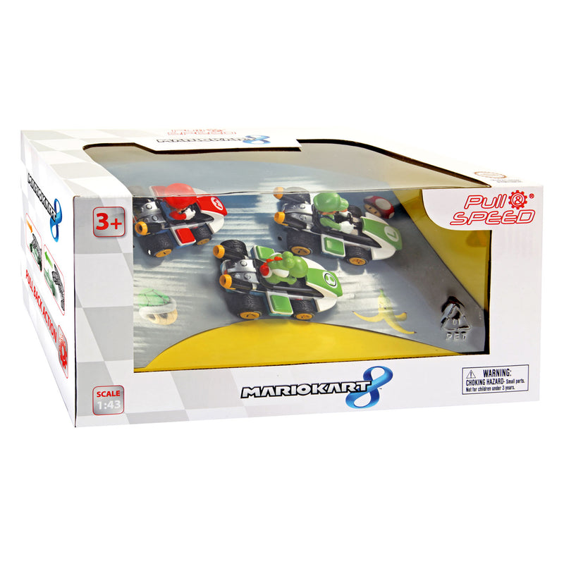 Load image into Gallery viewer, Carrera super mario pull back kart set, 3dlg.
