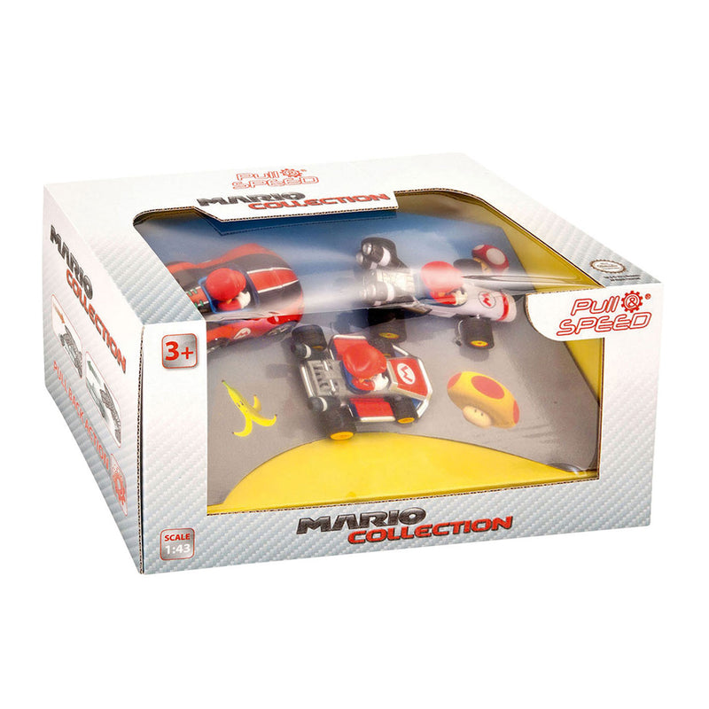 Load image into Gallery viewer, Carrera super mario pull back raceauto's, 3dlg.
