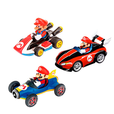 Carrera super mario pull back raceauto's, 3dlg.
