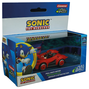 Carrera pull back auto team sonic racing - shadow dark reaper