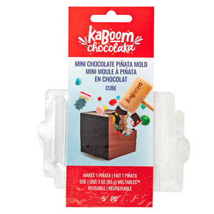 Merkloos kaboom chocolaka • mini chocolade piñata mal kubus