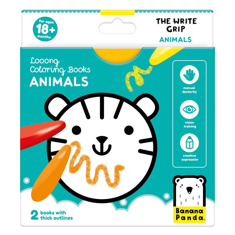 Load image into Gallery viewer, Banana panda - kleurboekje de schrijf greep dieren
