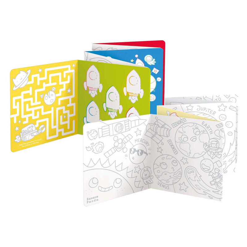 Load image into Gallery viewer, Banana panda - kleurboekje ik hou van kleurplaten met de ruimte
