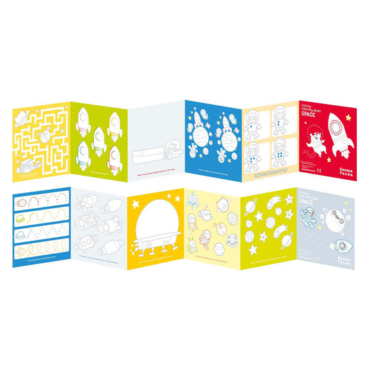 Banana panda - kleurboekje ik hou van kleurplaten met de ruimte