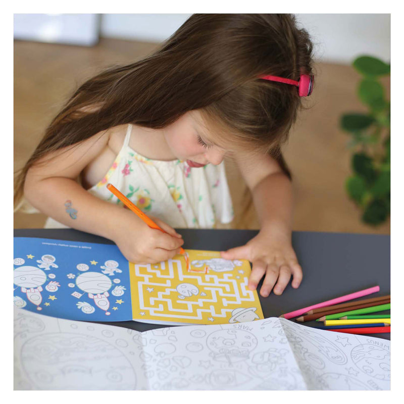 Load image into Gallery viewer, Banana panda - kleurboekje ik hou van kleurplaten met de ruimte
