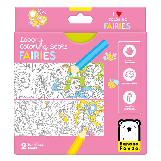 Banana panda - kleurboekje ik hou van kleurplaten met feeen