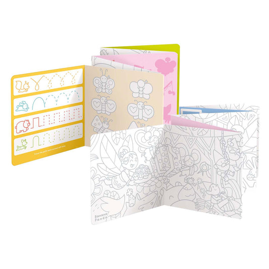 Banana panda - kleurboekje ik hou van kleurplaten met feeen