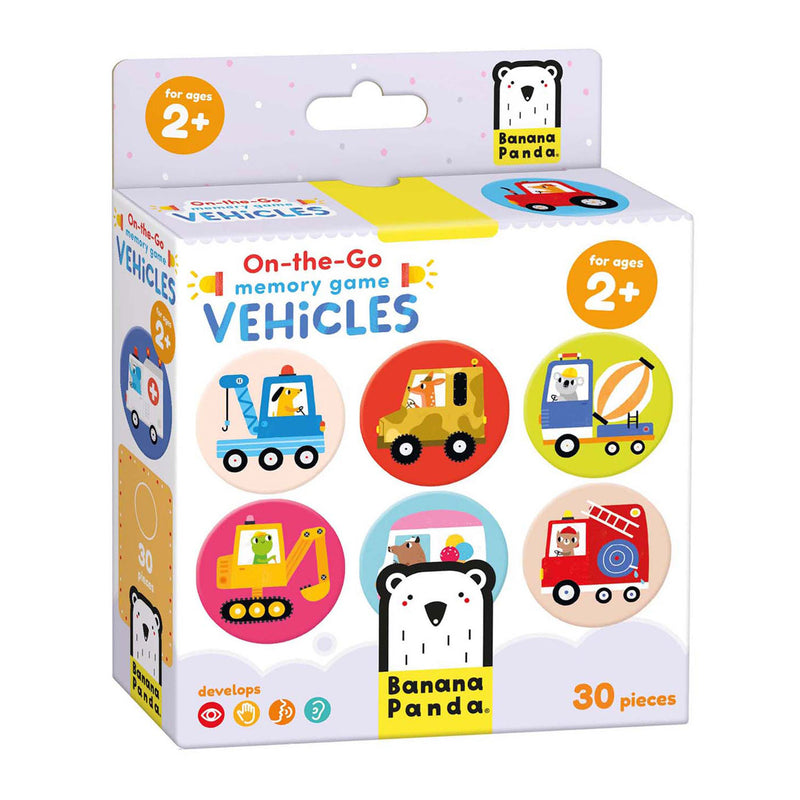 Afbeelding laden in galerijviewer, Banana panda - on-the-go memory spel voertuigen - 30dlg.
