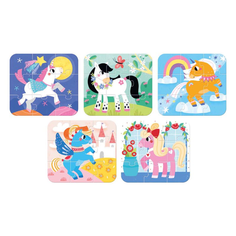 Load image into Gallery viewer, Banana panda - on-the-go puzzel pony's - 16st.
