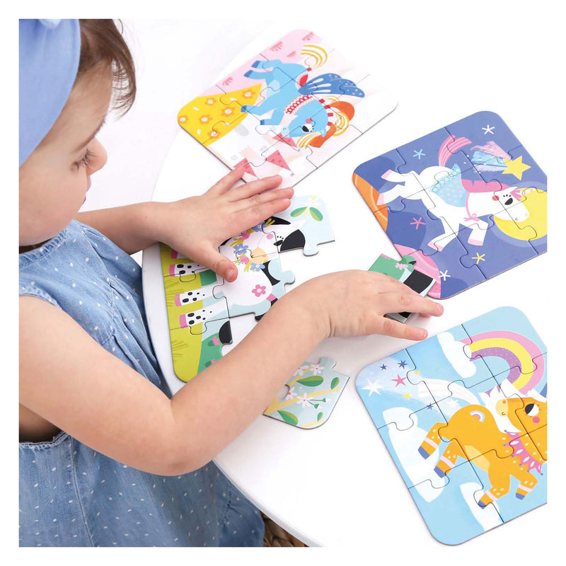 Load image into Gallery viewer, Banana panda - on-the-go puzzel pony's - 16st.
